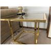 Image 2 : Brass/Glass Coffee Table & Matching Side Table