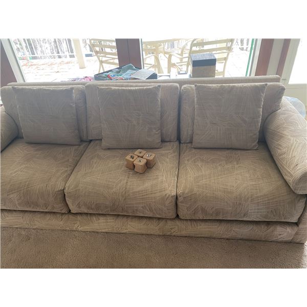 3 Seater Couch with Accent Pillows