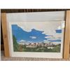 Image 1 : Watercolor Painting of Edmonton City Skyline