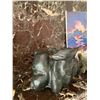 Image 2 : Soapstone Sculpture "Man & Birds"  Artist: Iqulik (slightly damaged)