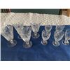 Image 2 : Assortment of Crystal Glassware - 4 Crystal Goblets & 5 Liquor Goblets