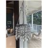 Image 4 : Two Hanging Glass Crystal Chandelier Candle Holders