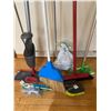 Image 2 : Assortment of Cleaning Supplies, Brooms, Swiffer, Hand Held Scrubbers