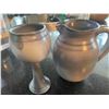 Image 2 : 8 Lilac Goblets & Pitcher