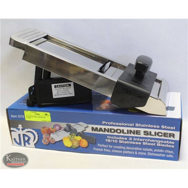 NEW JOHNSON ROSE STAINLESS STEEL MANDOLINE SLICER