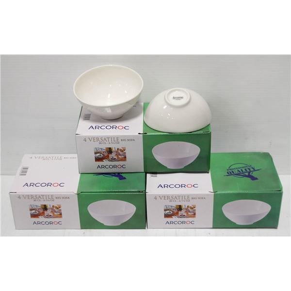 LOT OF 12 ARCOROC 6.75 OZ. VERSATILE DESSERT BOWLS