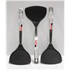 LOT OF 3 NEW FOCUS FOODSERVICE WIDE BLADE SPATULAS