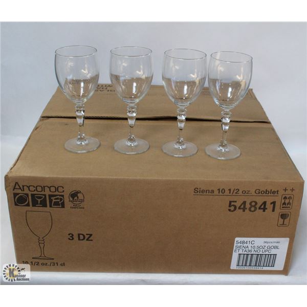 ARCOROC 54841 SIENNA 10.5OZ GOBLET, 1 CASE