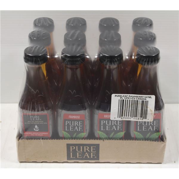 CASE OF PURE LEAF RASPBERRY ICED TEA  547 mL BOTTL