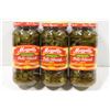 Image 1 : 3 PK MEZZETTA  DELI-SLICED HOT JALAPENO PEPPERS