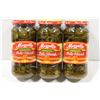 Image 1 : 3 PK MEZZETTA  DELI-SLICED HOT JALAPENO PEPPERS