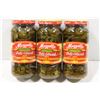 Image 1 : 3 PK MEZZETTA  DELI-SLICED HOT JALAPENO PEPPERS