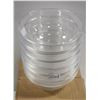 Image 1 : CASE OF 6 NEW ARCOROC 7-7/8" GLASS STACKING BOWLS