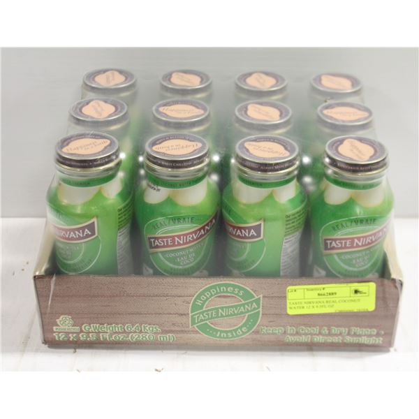 TASTE NIRVANA REAL COCONUT WATER 12 X 9.5FL OZ