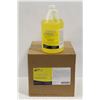 Image 1 : CASE OF 4 KOR-CHEM LEMON CLEANER / DISINFECTANT