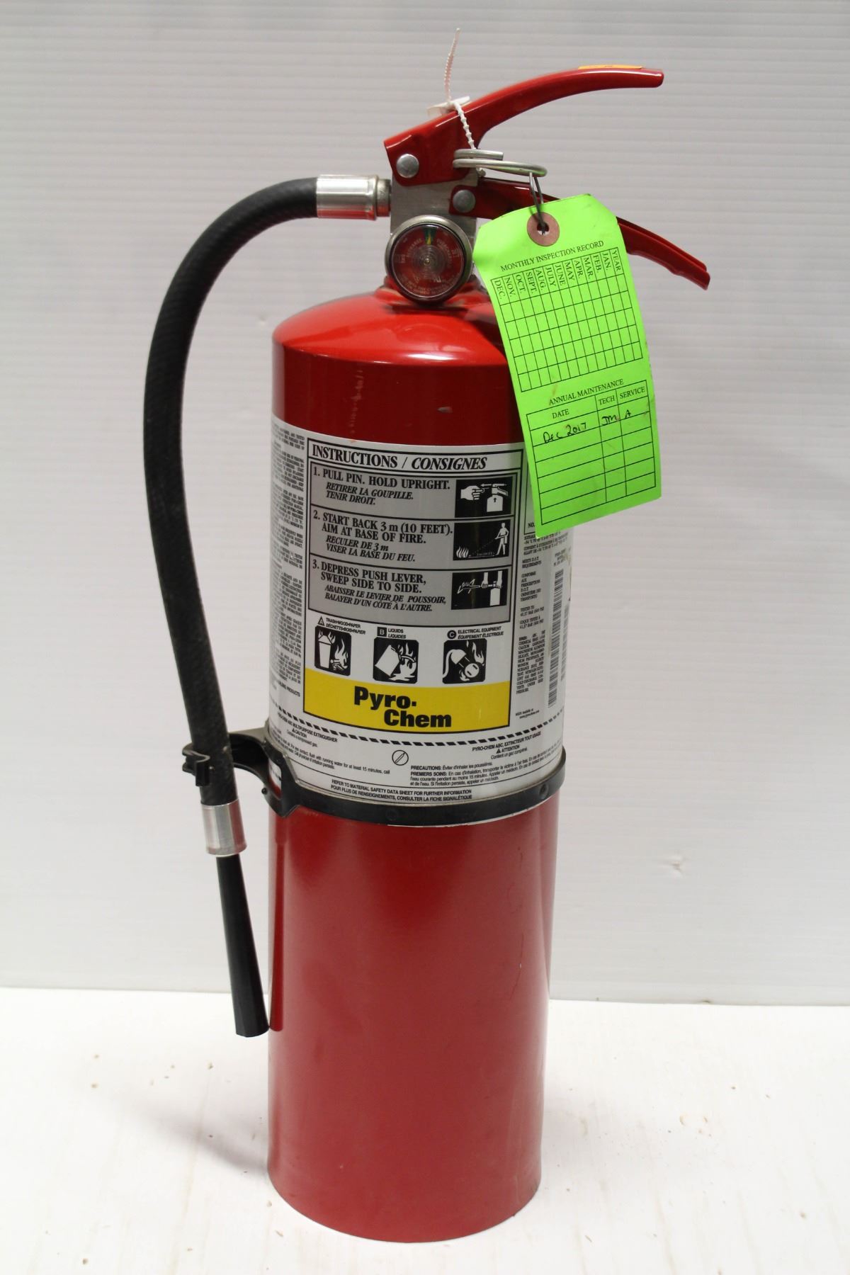 PYRO-CHEM DRY CHEMICAL FIRE EXTINGUISHER 10LBS