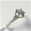 Image 2 : 14K  DIAMOND (1.05CT FANCY LIGHT GREY) RING SIZE 5.75