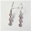 Image 1 : 14K  DIAMOND (0.8CT LIGHT PINK) EARRINGS