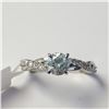 Image 1 : 14K  MOISSANITE(0.85CT) DIAMOND(0.15CT) RING SIZE 7