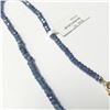 Image 2 : 10K  SAPPHIRE 16"(46CT) NECKLACE