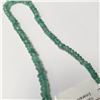 Image 2 : 10K  EMERALD 16"(45CT) NECKLACE