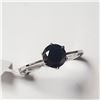 Image 2 : 14K  BLACK DIAMOND(0.88CT) RING SIZE 6