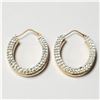 Image 1 : 10K  CRYSTAL 2G EARRINGS