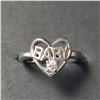 Image 1 : 10K  CZ 1.25G BABY RING