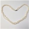 Image 1 : SILVER FRESH WATER PEARL 16" NECKLACE