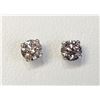 Image 1 : 14K  DIAMONDS(0.86CT LIGHT BROWN) EARRINGS