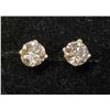 Image 2 : 14K  DIAMONDS(0.86CT LIGHT BROWN) EARRINGS
