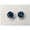 Image 1 : 14K  DIAMONDS(0.88CT BLUE) EARRINGS
