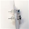 Image 2 : 14K  DIAMONDS(0.88CT BLUE) EARRINGS