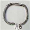 Image 2 : SILVER 120 EMERALDS(7.4CT) BRACELET
