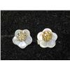 Image 2 : 14K  DIAMONDS(0.2CT BROWNISH YELLOW) EARRINGS