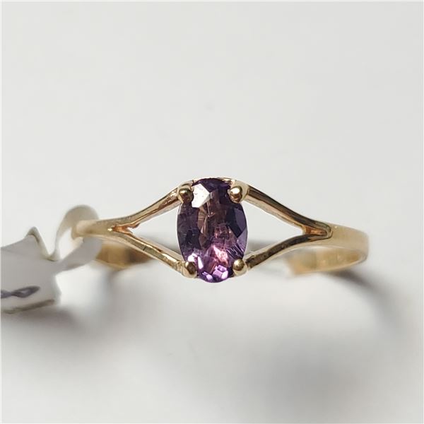 14K  AMETHYST RING SIZE 7