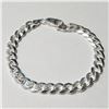 Image 1 : SILVER 8" 18G BRACELET