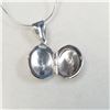 Image 2 : SILVER LOCKET NECKLACE