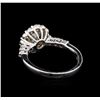 Image 3 : 14KT White Gold 1.83 ctw Diamond Ring