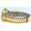 Image 9 : Rolex Ladies 18K Yellow Gold Mother Of Pearl String Diamond President Wristwatch