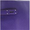 Image 6 : Hermes Purple Clemence Leather Jypsiere 31cm Satchel Bag