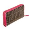 Image 3 : Fendi Brown Leather Zippy Wallet