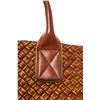 Image 4 : Bottega Veneta Gold Metallic Intrecciato Woven Leather Medium Cabat Tote Bag