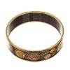 Image 3 : Hermes Black Gold Enamel Bangle