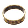 Image 4 : Hermes Black Gold Enamel Bangle