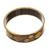 Image 5 : Hermes Black Gold Enamel Bangle