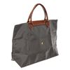 Image 3 : Longchamp Grey Nylon Le Pliage No Zipper Medium Tote Bag