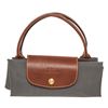 Image 4 : Longchamp Grey Nylon Le Pliage No Zipper Medium Tote Bag