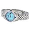 Image 9 : Rolex Mens Stainless Steel Blue String Diamond & Sapphire Datejust Wristwatch