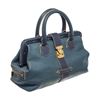 Image 2 : Louis Vuitton Blue Suhali Leather L'Ingenieux Tote Bag